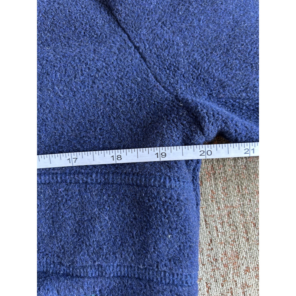 J.Crew Navy Green Warm-Up Fleece Pullover XS CP983 - Picture 10 of 12